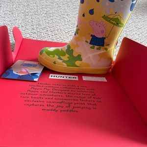 Hunter Rain boots - Peppa Pig size US 10b